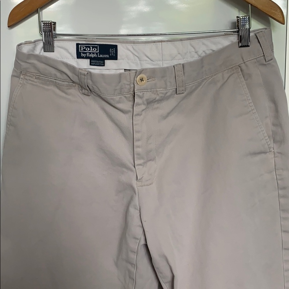 Polo by Ralph Lauren Khaki Preston Pant - Picture 2 of 4